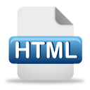 Ícone de download do arquivo HTML