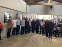 PARLAMENTARES MARCAM PRESENÇA NO EVENTO DE INAUGURAÇÃO DE ESCOLA MUNICIPAL.